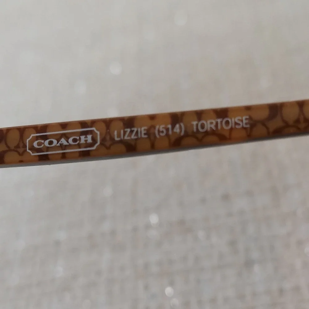 New Coach Eyeglass Frames LIZZIE 514 Brown Tortoise Full Rim 48-15-135 &‎ Case